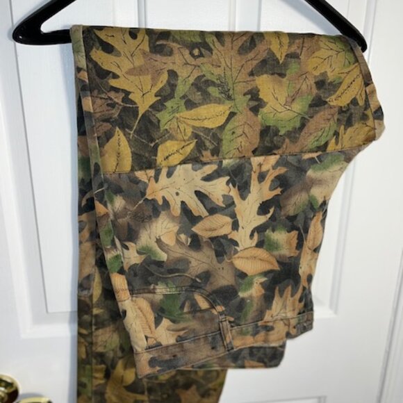 Gender Mountain Leaf pattern Camouflage Outdoor Game Pants size 42 x 34 - Picture 1 of 4